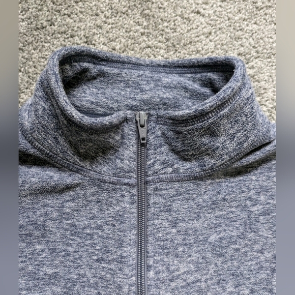 Duluth Trading Full Zip Fleece Jacket Frost Lake Gray Size Medium - Picture 3 of 5